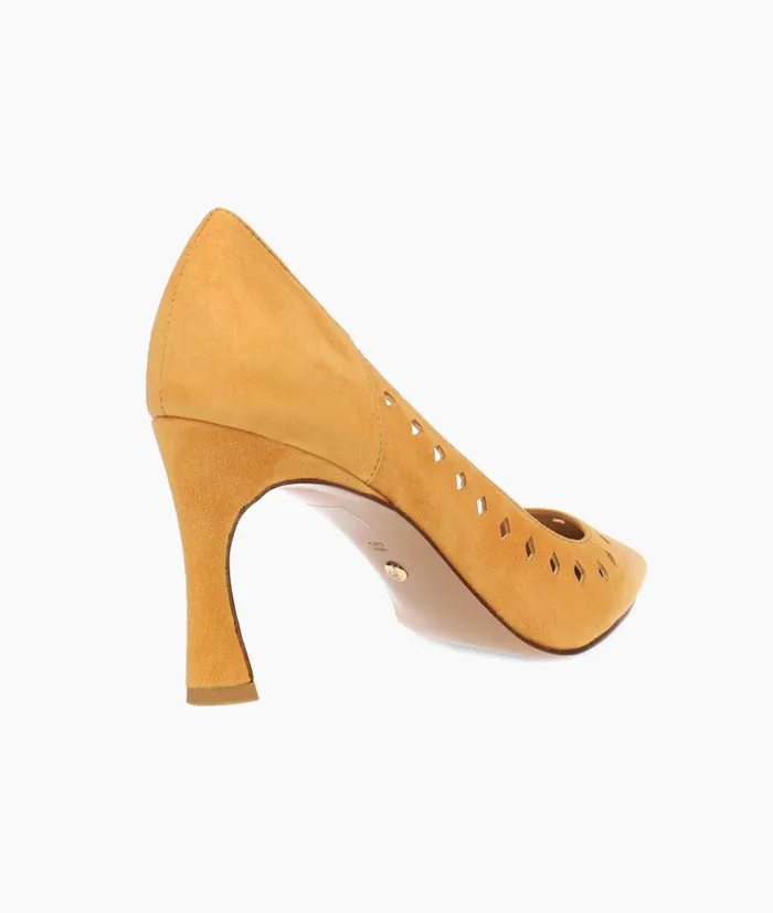 Pelle Moda Iria High Heel 8211 Butterscotch Butterscotch Kid Suede Women High Heels Pelle Moda Iria High Heel 8211 Butterscotch Butterscotch Kid Suede Women High Heels