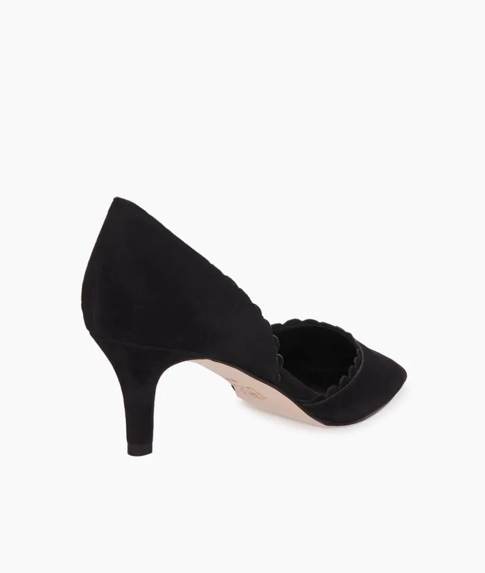 Pelle Moda Kenny Pump 8211 Black Black Kid Suede Women Low Heels Pelle Moda Kenny Pump 8211 Black Black Kid Suede Women Low Heels