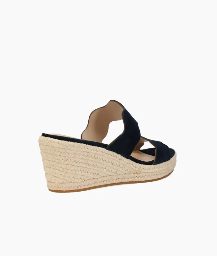Pelle Moda Krew Wedge 8211 Midnight Midnight Kid Suede Women Wedges Pelle Moda Krew Wedge 8211 Midnight Midnight Kid Suede Women Wedges
