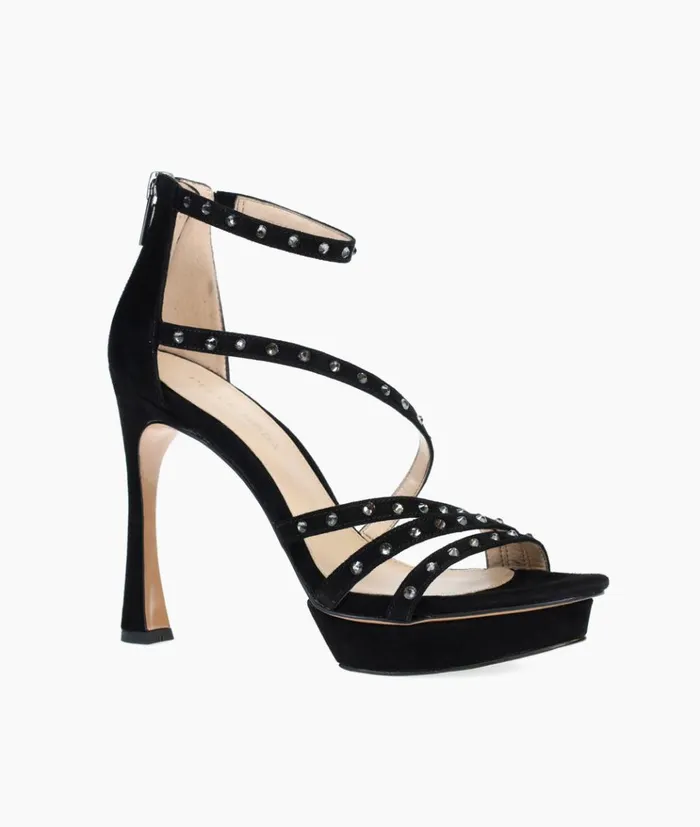Pelle Moda Neela Platform 8211 Black Black Kid Suede Women High Heels Pelle Moda Neela Platform 8211 Black Black Kid Suede Women High Heels