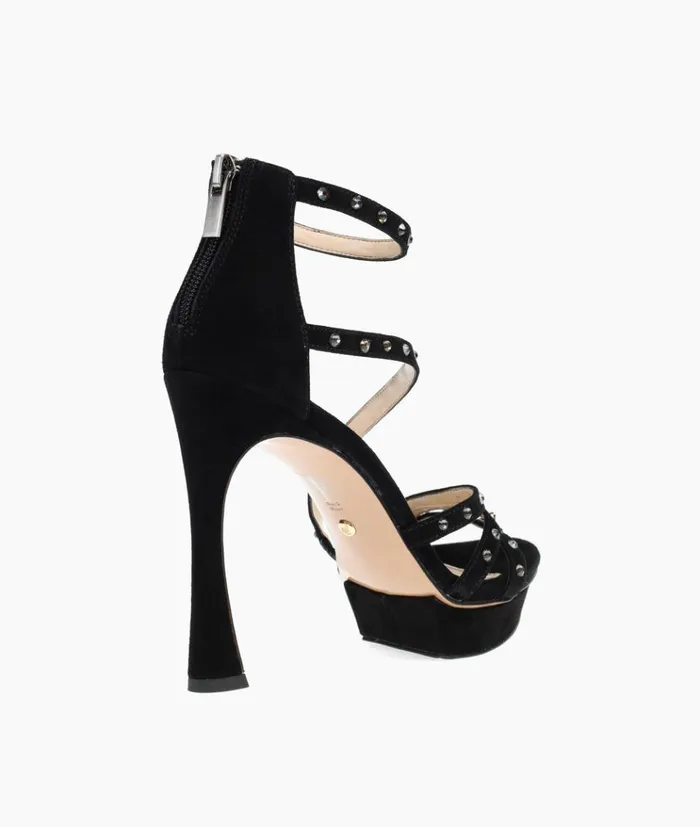 Pelle Moda Neela Platform 8211 Black Black Kid Suede Women High Heels Pelle Moda Neela Platform 8211 Black Black Kid Suede Women High Heels