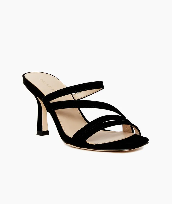 Pelle Moda Ostin Sandal 8211 Black Black Kid Suede Women High Heels Pelle Moda Ostin Sandal 8211 Black Black Kid Suede Women High Heels