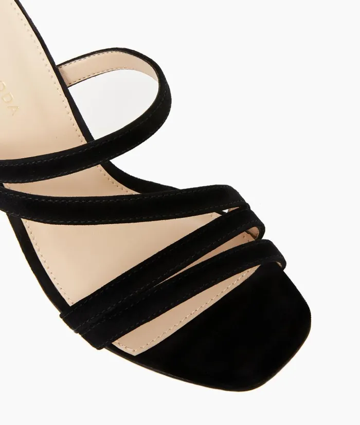 Pelle Moda Ostin Sandal 8211 Black Black Kid Suede Women High Heels Pelle Moda Ostin Sandal 8211 Black Black Kid Suede Women High Heels