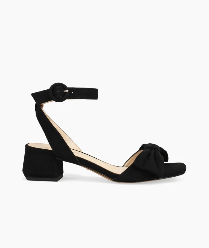 Pelle Moda Tandi Sandal 8211 Black Black Kid Suede Women Sandals