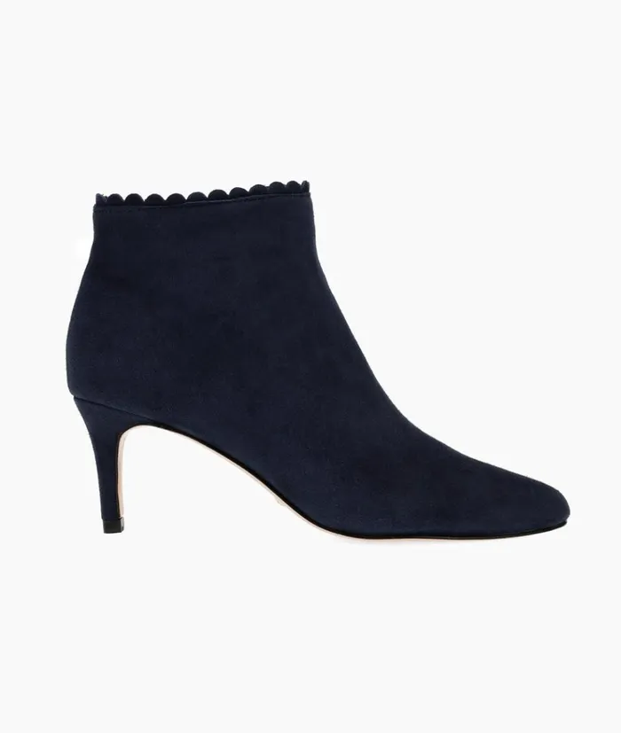 Pelle Moda Yilo Bootie 8211 Midnight Midnight Kid Suede Women High Heels