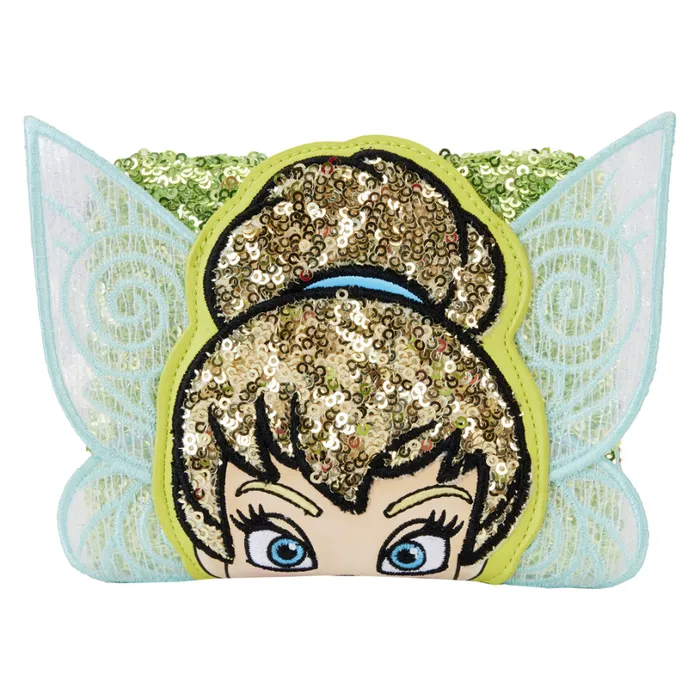 Peter Pan Tinker Bell Exclusive Sequin Cosplay Zip Around Wallet Unisex Loungefly Bags and Wallets Peter Pan Tinker Bell Exclusive Sequin Cosplay Zip Around Wallet Unisex Loungefly Bags and Wallets