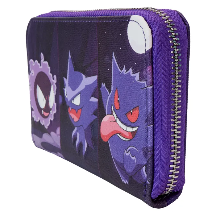 Pokmon Gengar Evolution Zip Around Wallet Unisex Loungefly Bags and Wallets Pokmon Gengar Evolution Zip Around Wallet Unisex Loungefly Bags and Wallets
