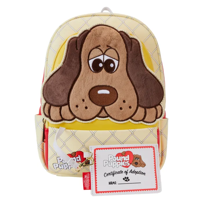 Pound Puppies 40th Anniversary Plush Mini Backpack With Card Holder Unisex Loungefly Backpacks Pound Puppies 40th Anniversary Plush Mini Backpack With Card Holder Unisex Loungefly Backpacks