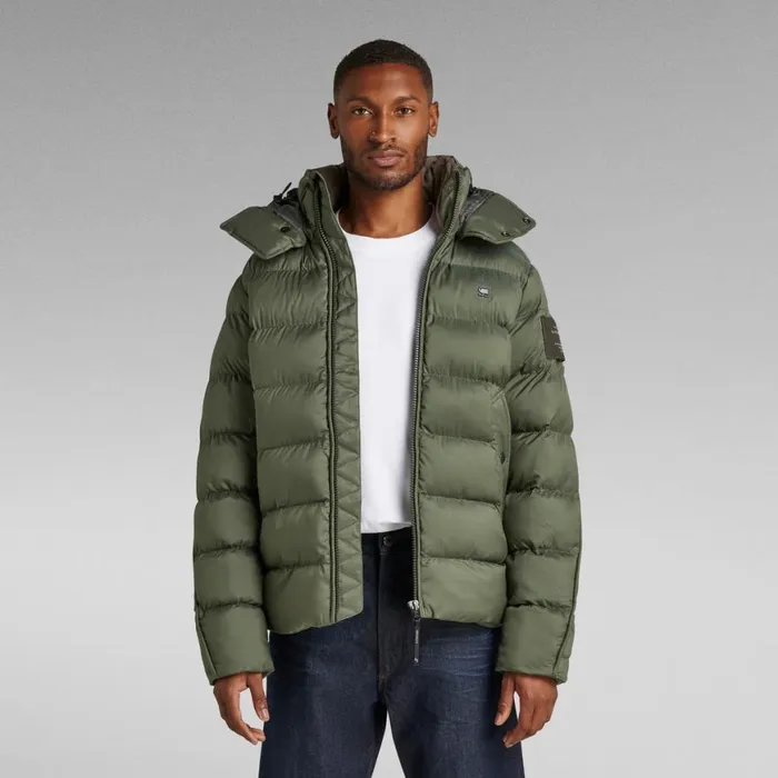 Puffer Jackets Men GStar RAW GWhistler Padded Hooded Jacket Light Hunter