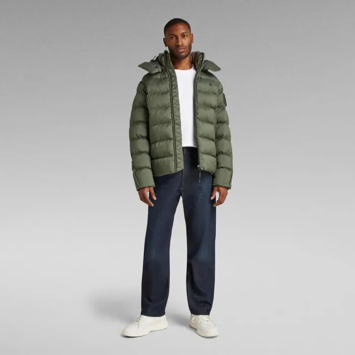 Puffer Jackets Men GStar RAW GWhistler Padded Hooded Jacket Light Hunter