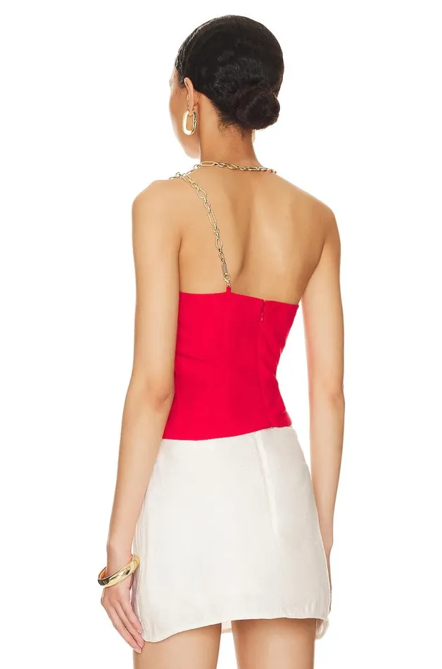 Rosalie Top Bright Red Women Lovers and Friends Tops