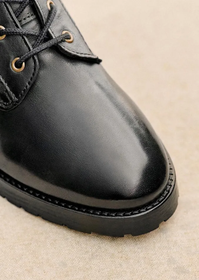 Szane Ankle Boots Womens Dana Ankle Boots Smooth Black