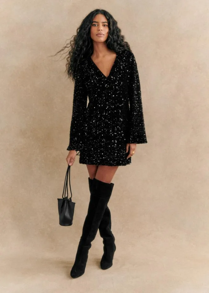 Szane Dresses Womens Halet Dress Black