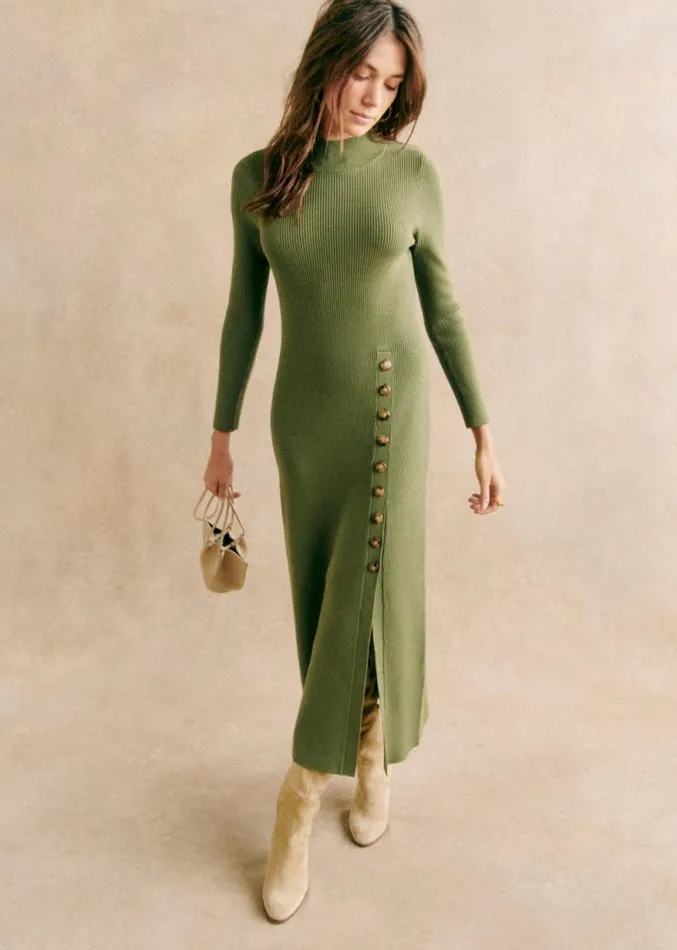 Szane Dresses Womens Harper Dress Lime Green