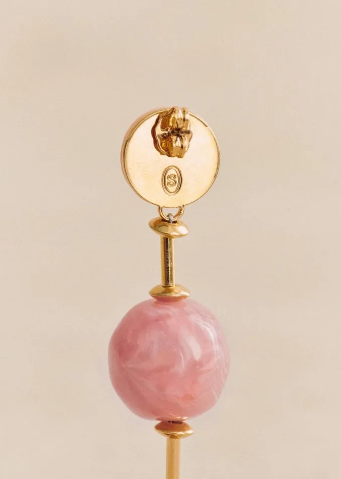 Szane Earrings Womens Cecilia Earrings Old Pink