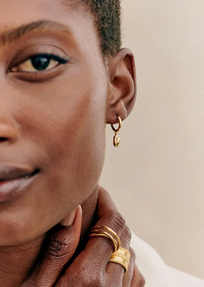 Szane Earrings Womens Elisa Earrings Gold