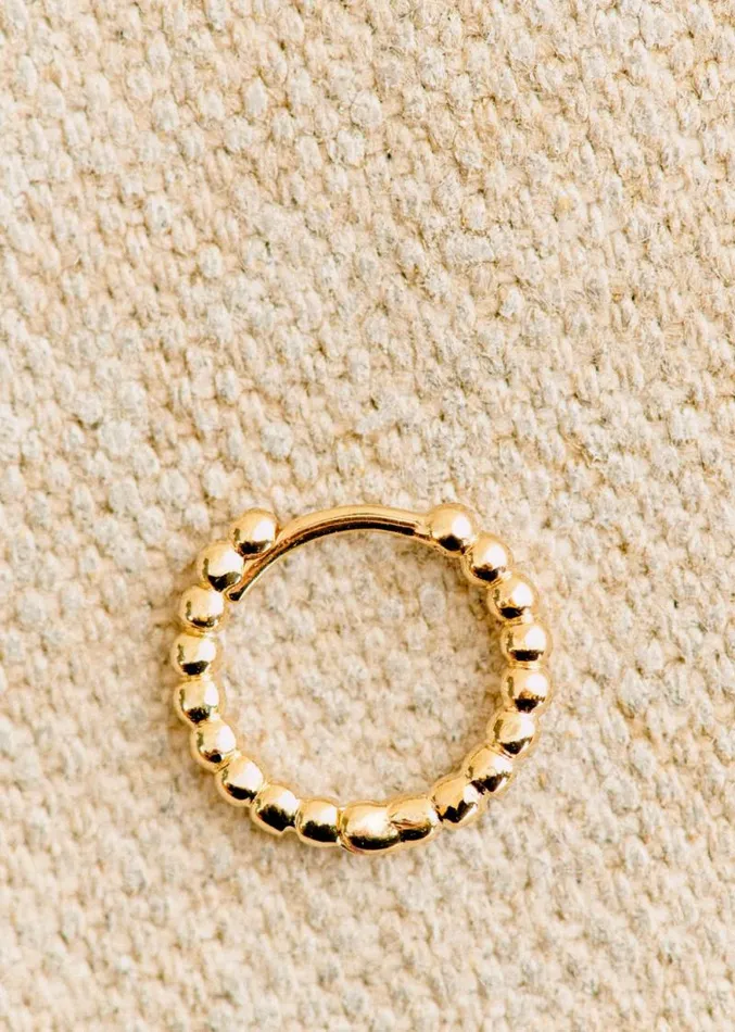 Szane Earrings Womens Gaia Hoops Gold