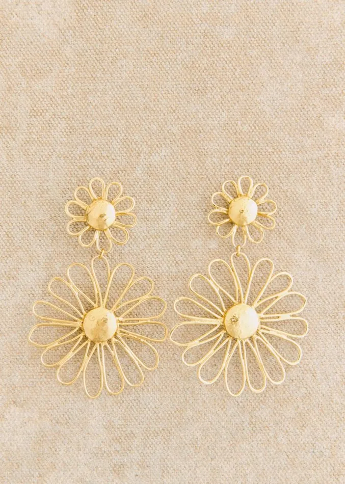 Szane Earrings Womens Millie Earrings Gold
