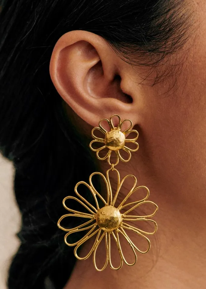 Szane Earrings Womens Millie Earrings Gold