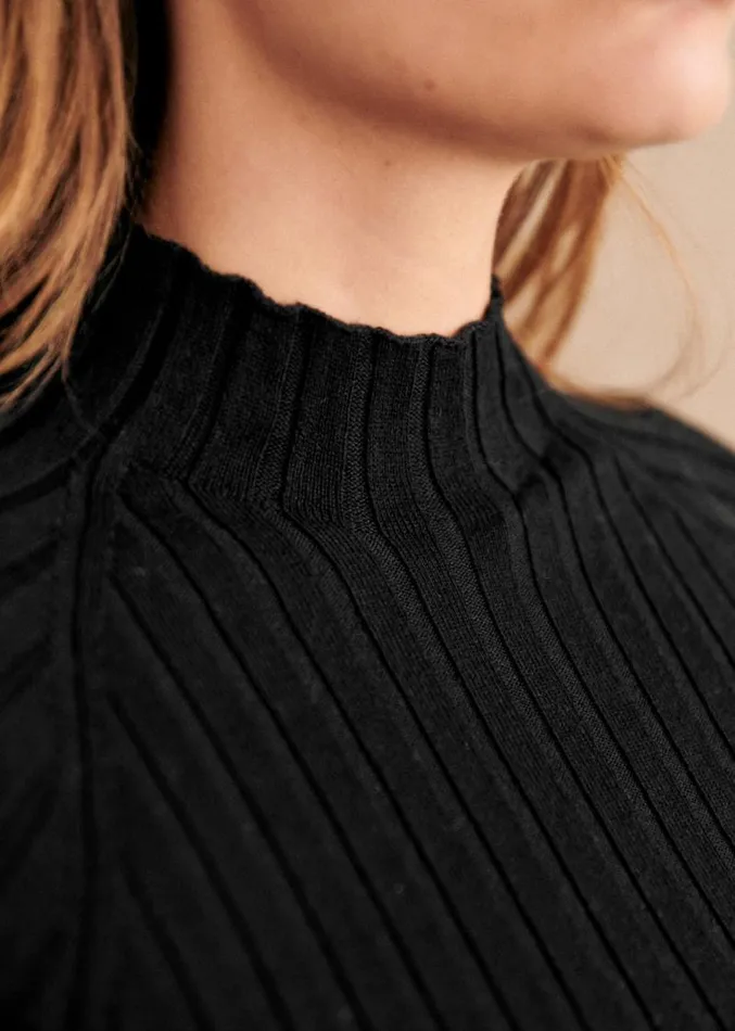 Szane Knitwear Womens Charly Jumper Black