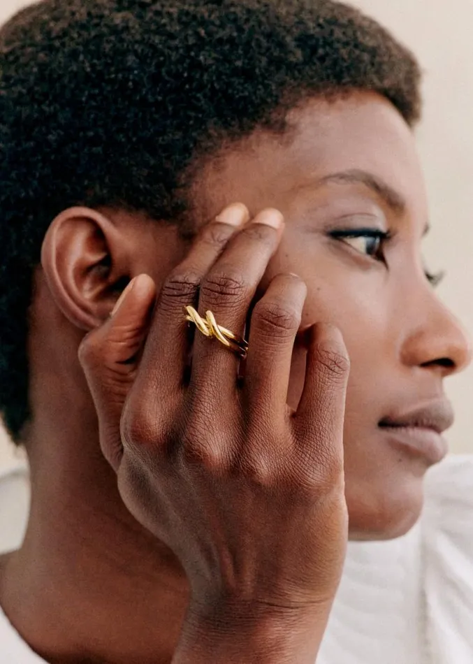 Szane Rings and Bracelets Womens Julia Ring Gold