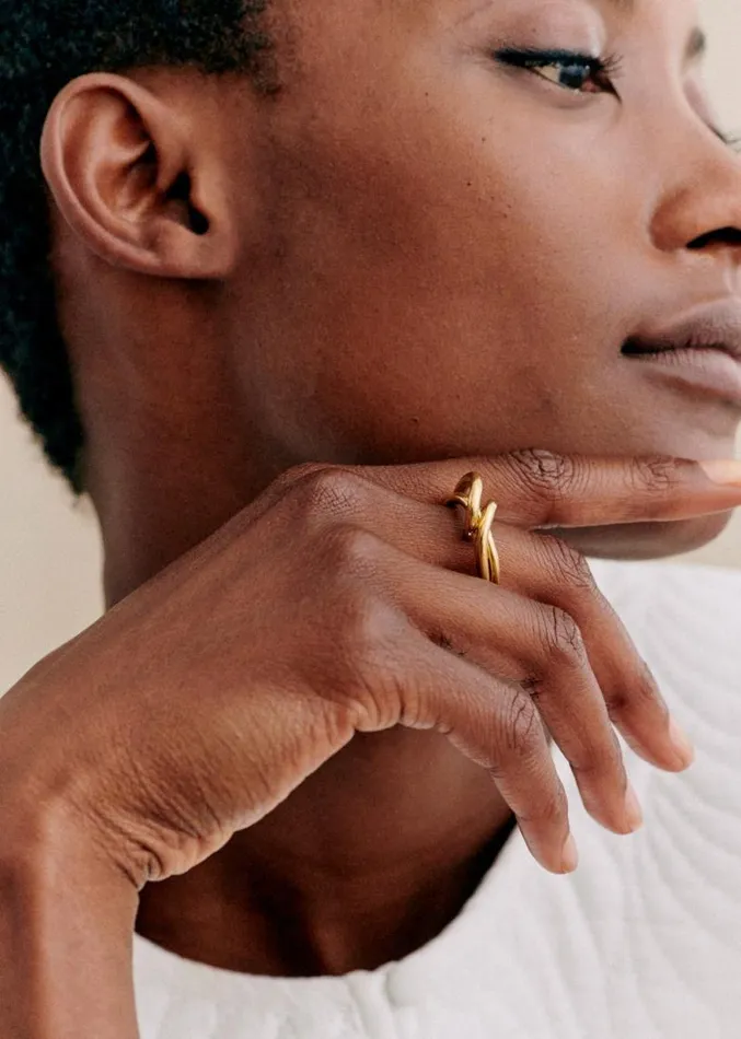 Szane Rings and Bracelets Womens Julia Ring Gold