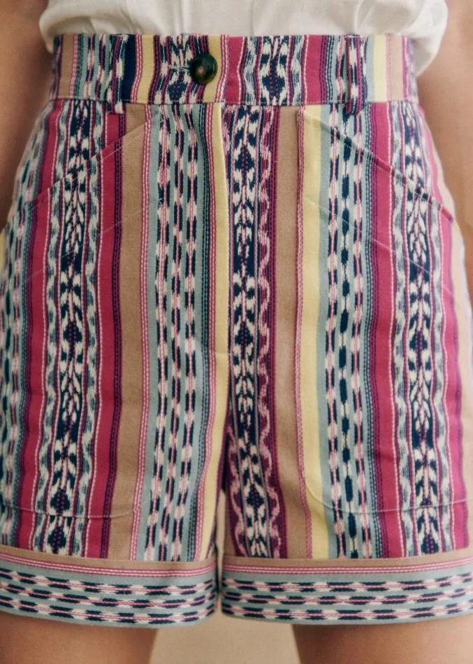 Szane Skirts and Shorts Womens Aymeric Shorts Pinkblue