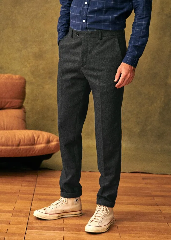 Szane Trousers Mens Carl Trousers Dark Grey