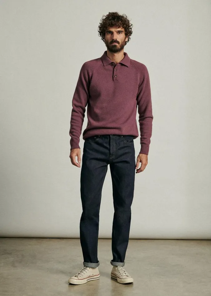 Szane Trousers Mens Kurt Straight Jeans Raw Denim