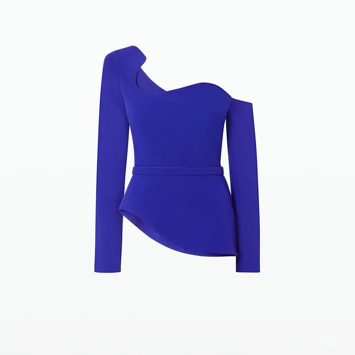 Safiyaa Aime Azure Blue Top Women Tops