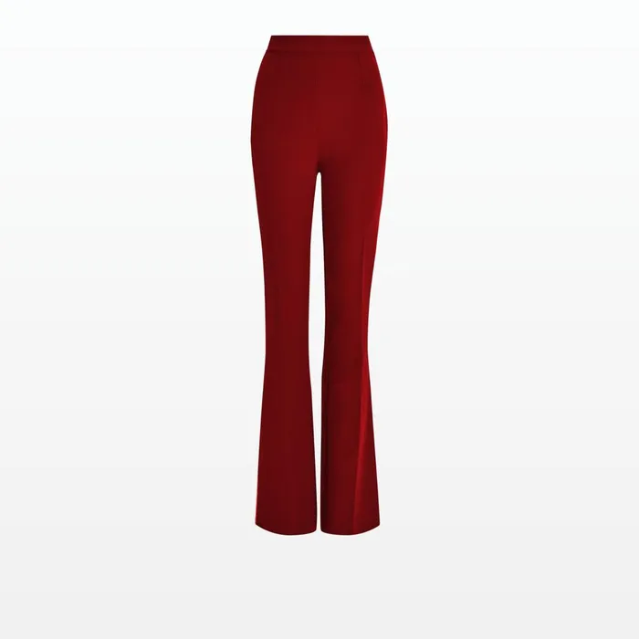 Safiyaa Alexa Azalea Red Trousers Women Trousers