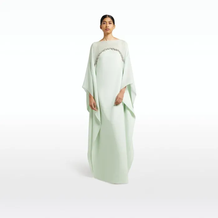 Safiyaa Alma Spearmint Long Dress Women Dresses