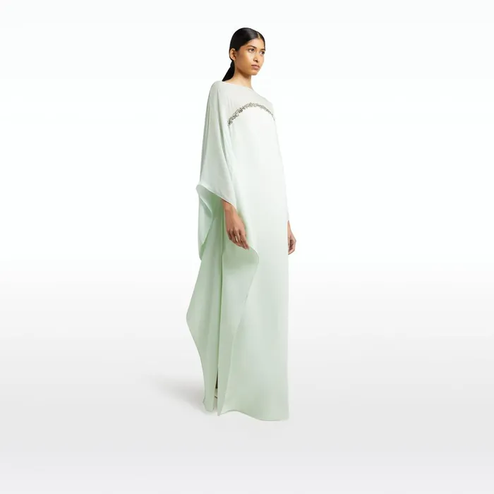 Safiyaa Alma Spearmint Long Dress Women Dresses