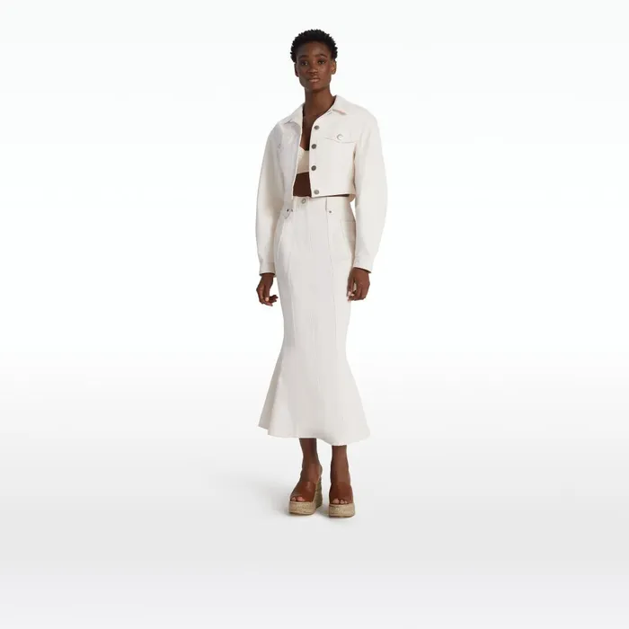 Safiyaa Amalie Ivory Jacket Women Jackets and Coats