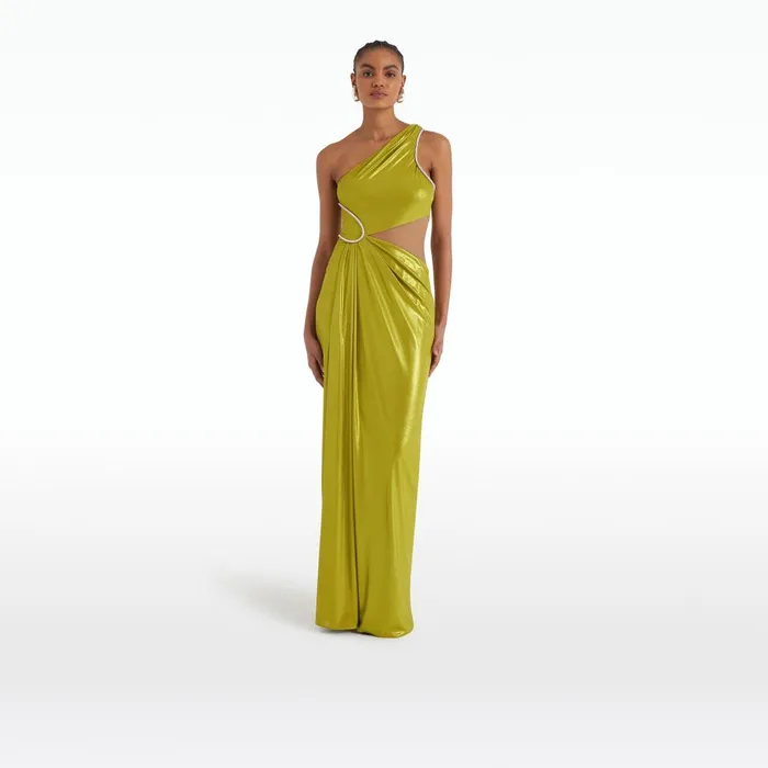 Safiyaa Beah Citrine Long Dress Women Dresses