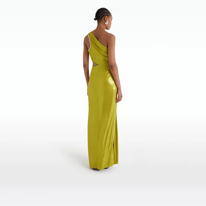 Safiyaa Beah Citrine Long Dress Women Dresses