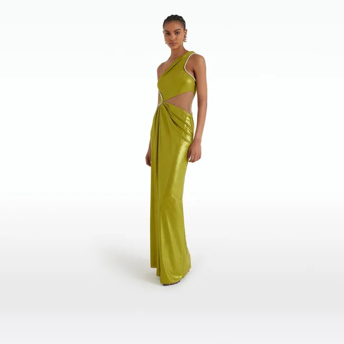 Safiyaa Beah Citrine Long Dress Women Dresses