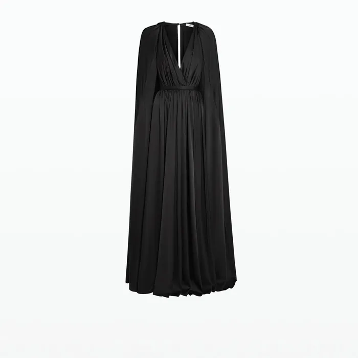 Safiyaa Bianca Black Long Dress Women Dresses