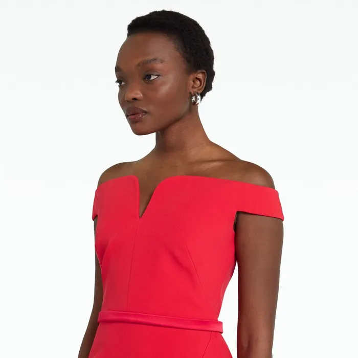 Safiyaa Brenta Lollipop Midi Dress Women Dresses