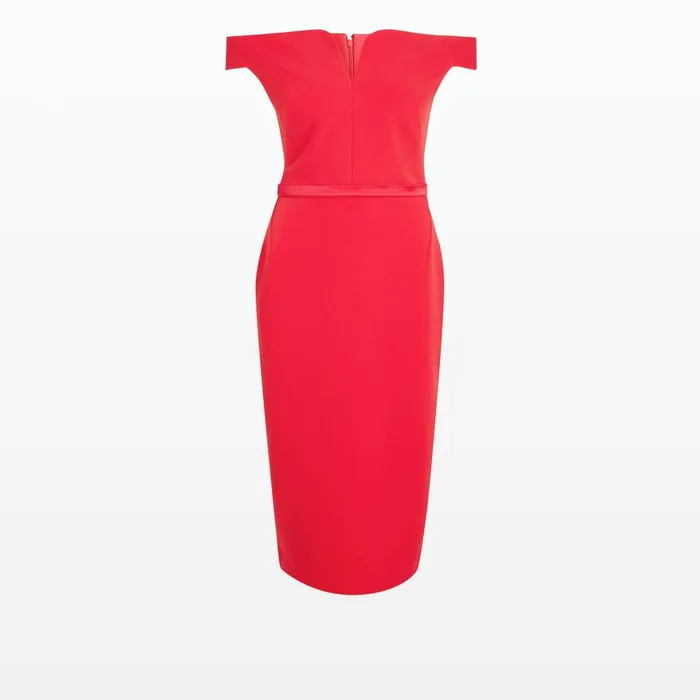 Safiyaa Brenta Lollipop Midi Dress Women Dresses