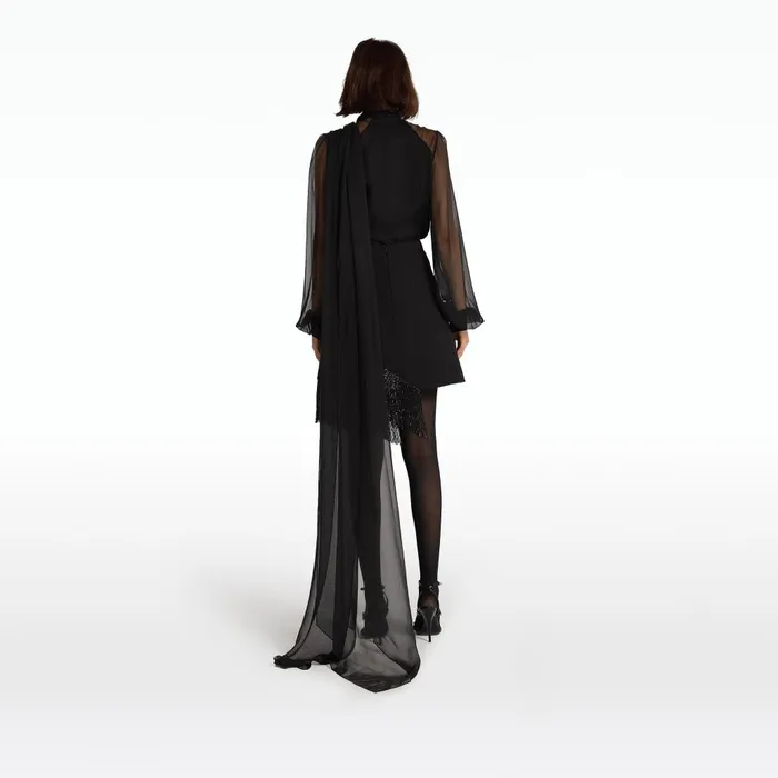 Safiyaa Bronagh Black Skirt Women Skirts