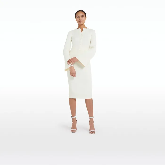 Safiyaa Emilia Ivory Knit Women Tops