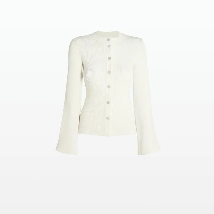 Safiyaa Emilia Ivory Knit Women Tops