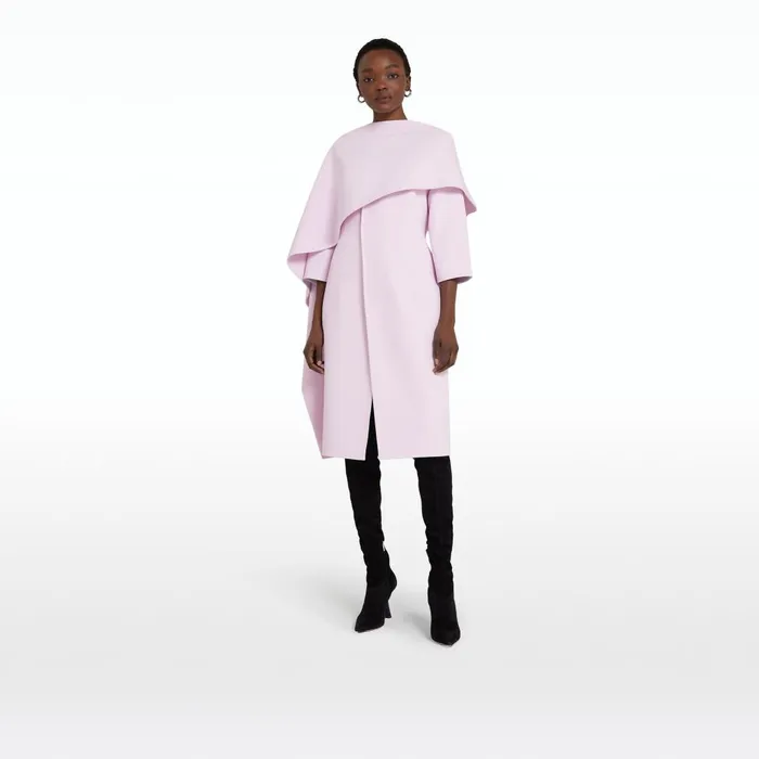 Safiyaa Esther Lilac Snow Coat Women Jackets and Coats