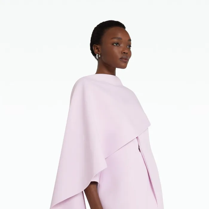 Safiyaa Esther Lilac Snow Coat Women Jackets and Coats