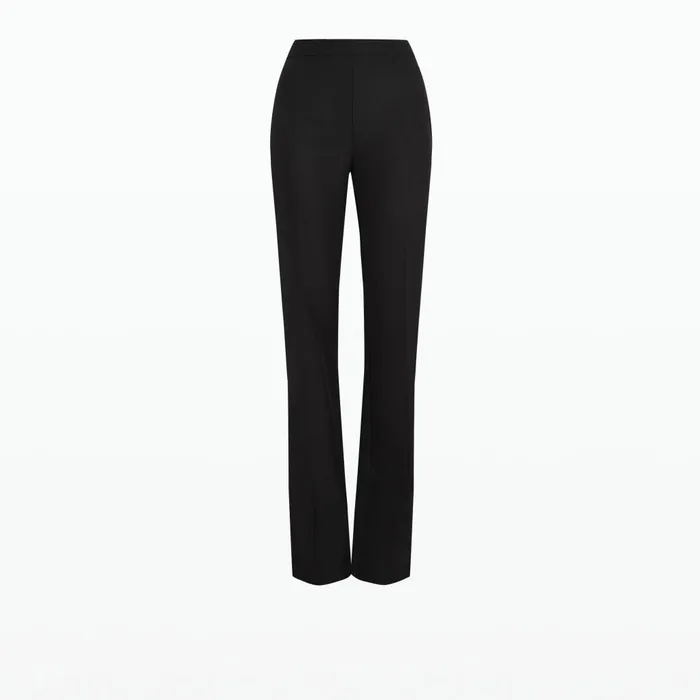 Safiyaa Goldie Black Wool Trousers Women Trousers