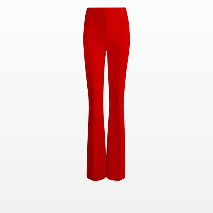 Safiyaa Halluana Cherry Red Trousers Women Trousers