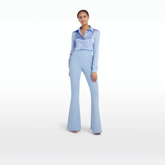 Safiyaa Halluana Soft Sky Trousers Women Trousers