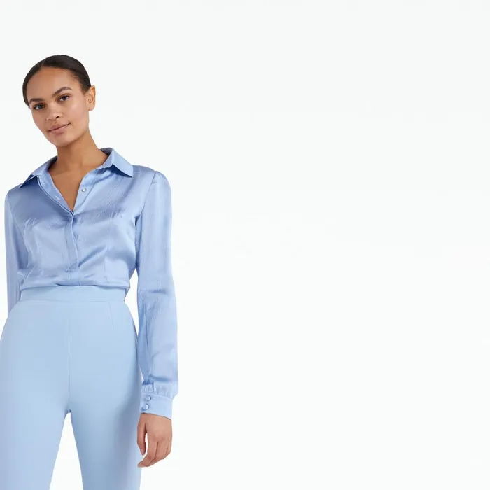 Safiyaa Halluana Soft Sky Trousers Women Trousers
