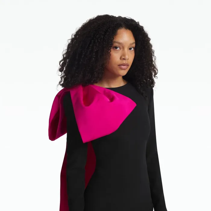Safiyaa Ines Black and Beverley Long Dress Women Dresses